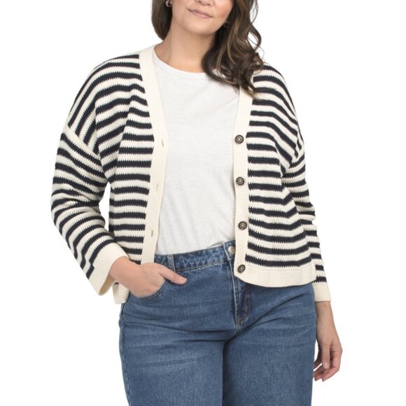 BARBOUR Multi Stripe Sandgate Cardigan - Picture 1 of 2